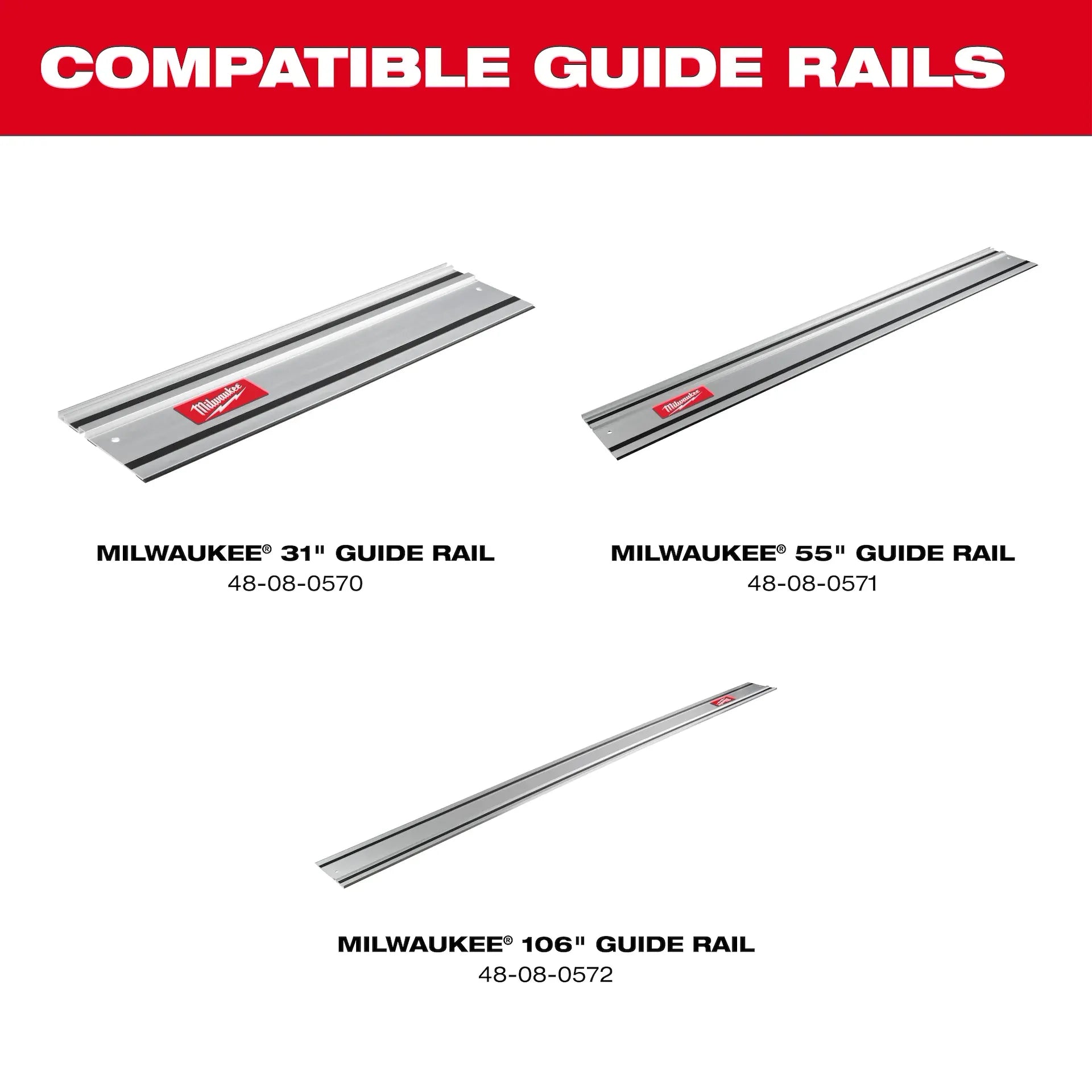 MILWAUKEE 48-11-2838 Router Guide Rail Adapter