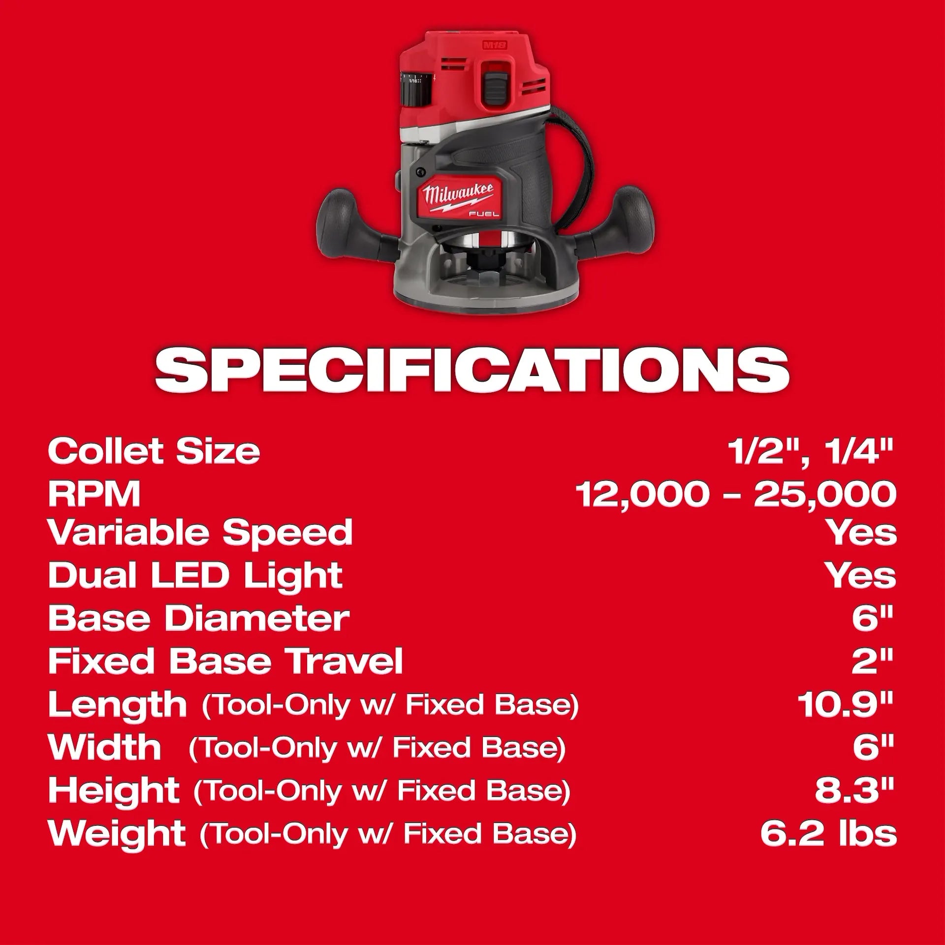 MILWAUKEE 2838-21 M18 FUEL™ 1/2