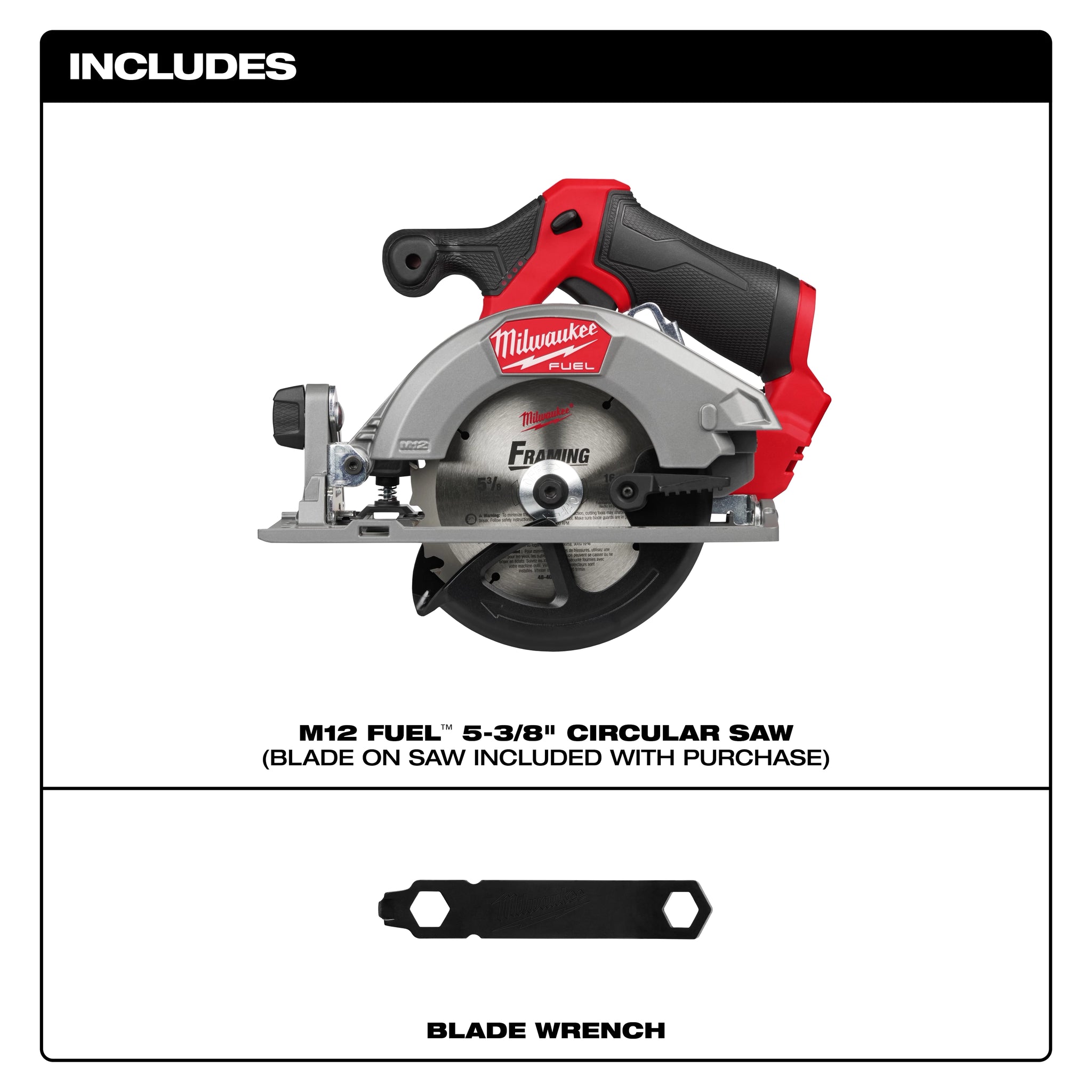 MILWAUKEE 2521-20 M12 FUEL™ 5-3/8