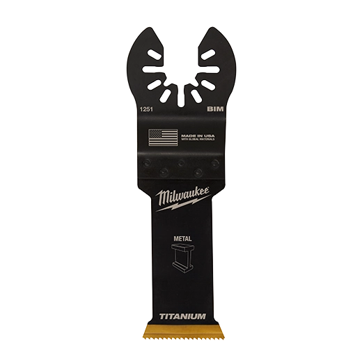 MILWAUKEE 49-25-1251 1-1/8” Bi-Metal Thin Metal Universal Fit Oscillating Multi-Tool Blade (1 PK)