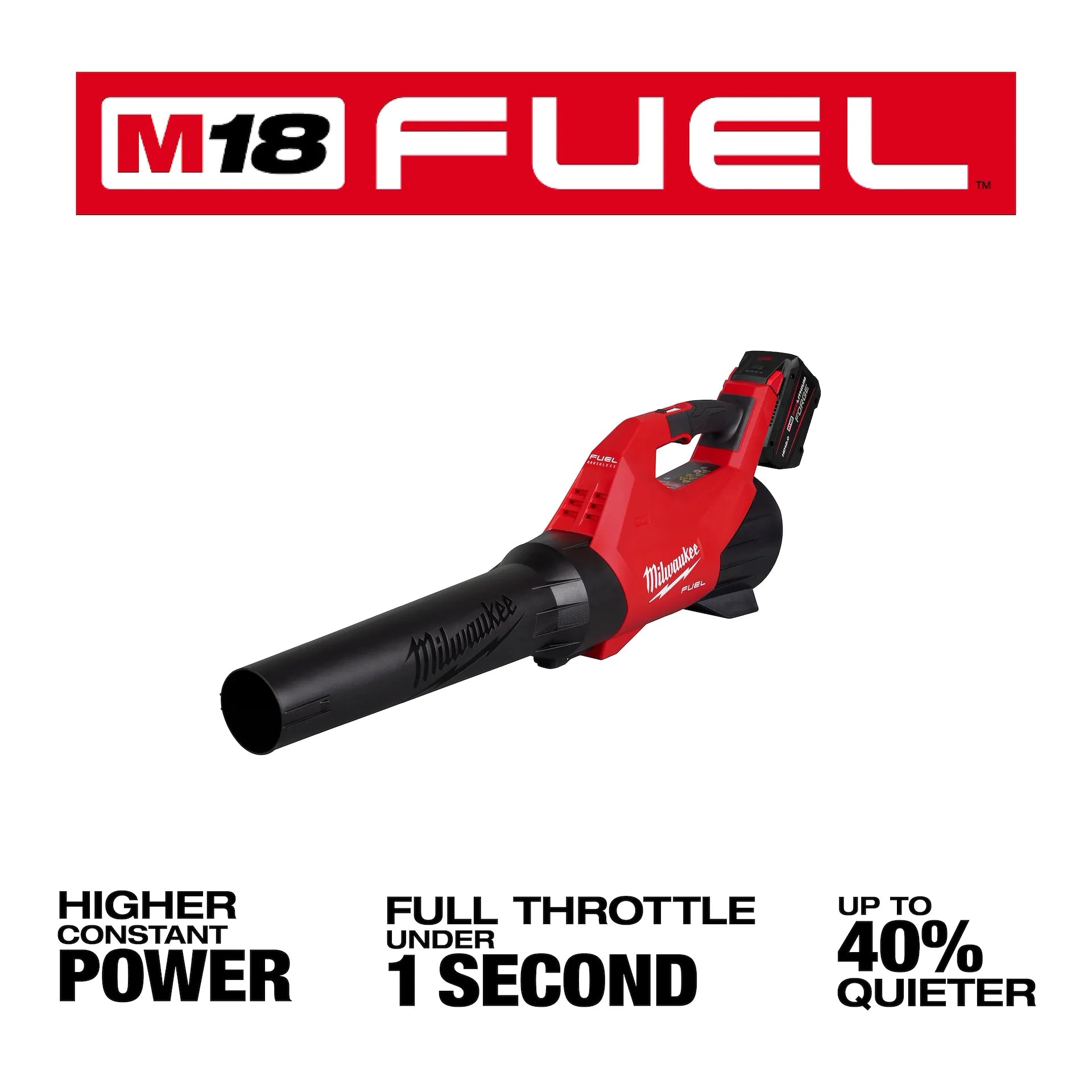 MILWAUKEE 3017-21HD M18 FUEL™ Blower Kit w/ FORGE™ HD 12.0 Battery Pack