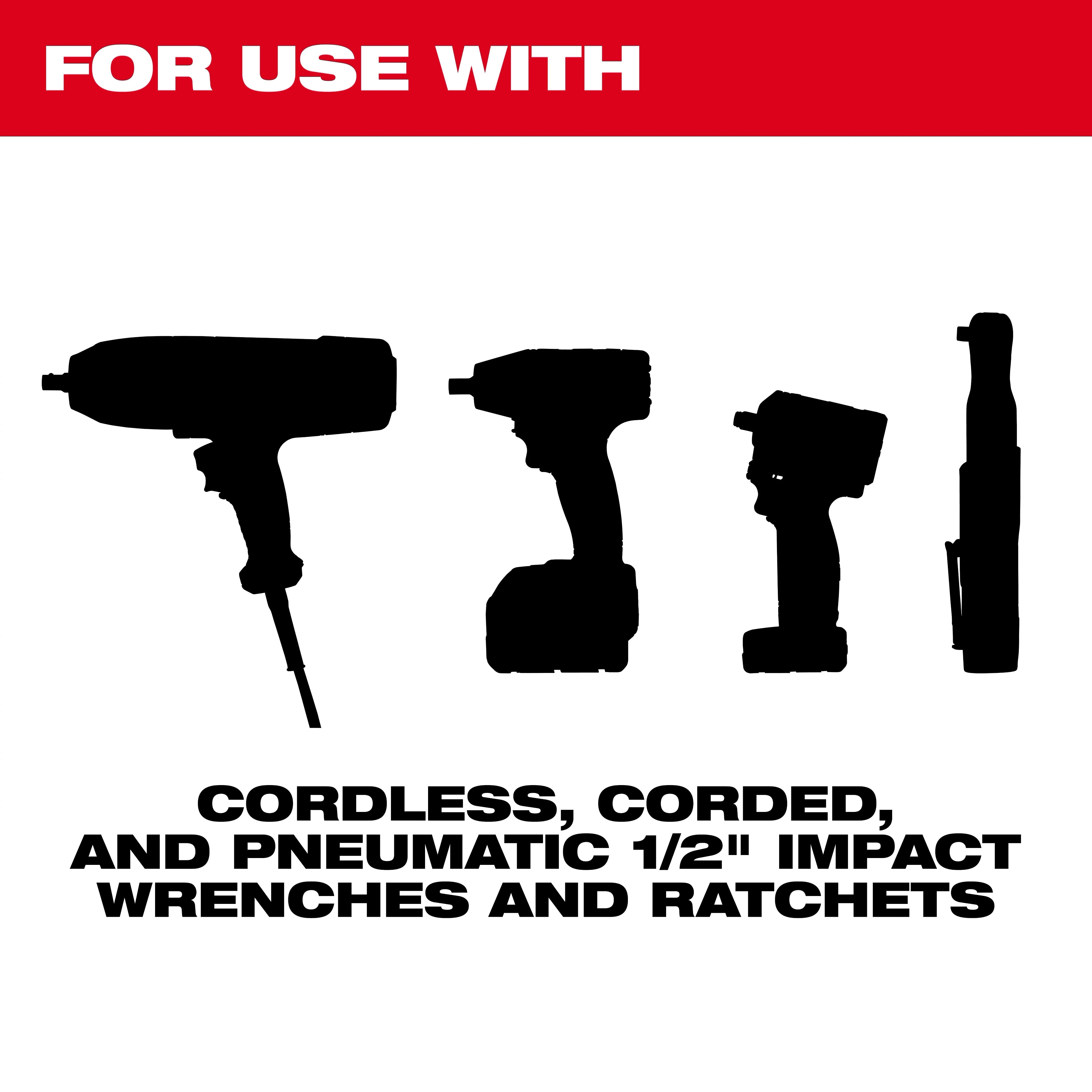 MILWAUKEE 49-66-7012 19PC SHOCKWAVE™ Impact Duty 1/2