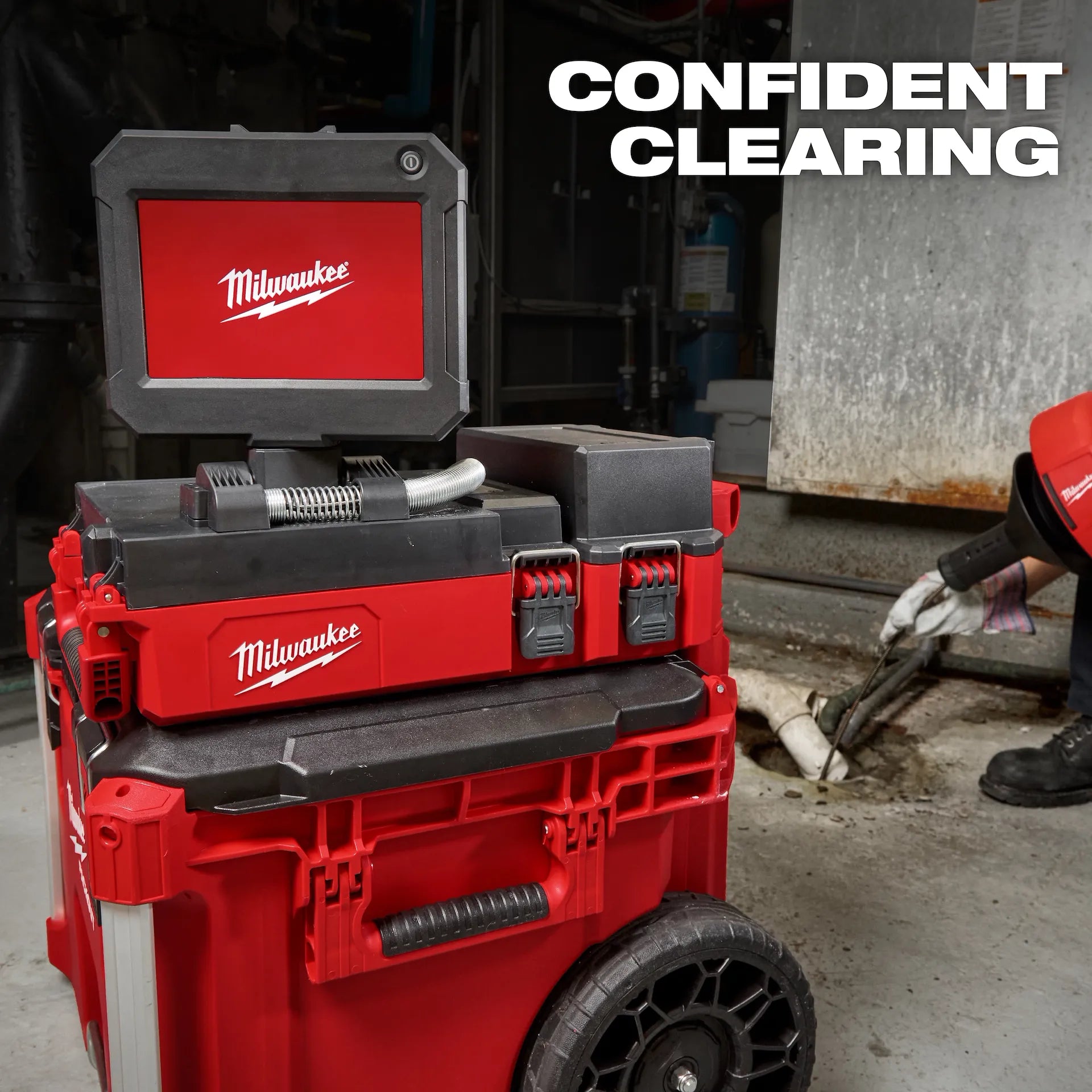 MILWAUKEE 3154-20 M12™ 75' Drain Camera w/ PACKOUT™ Compatibility
