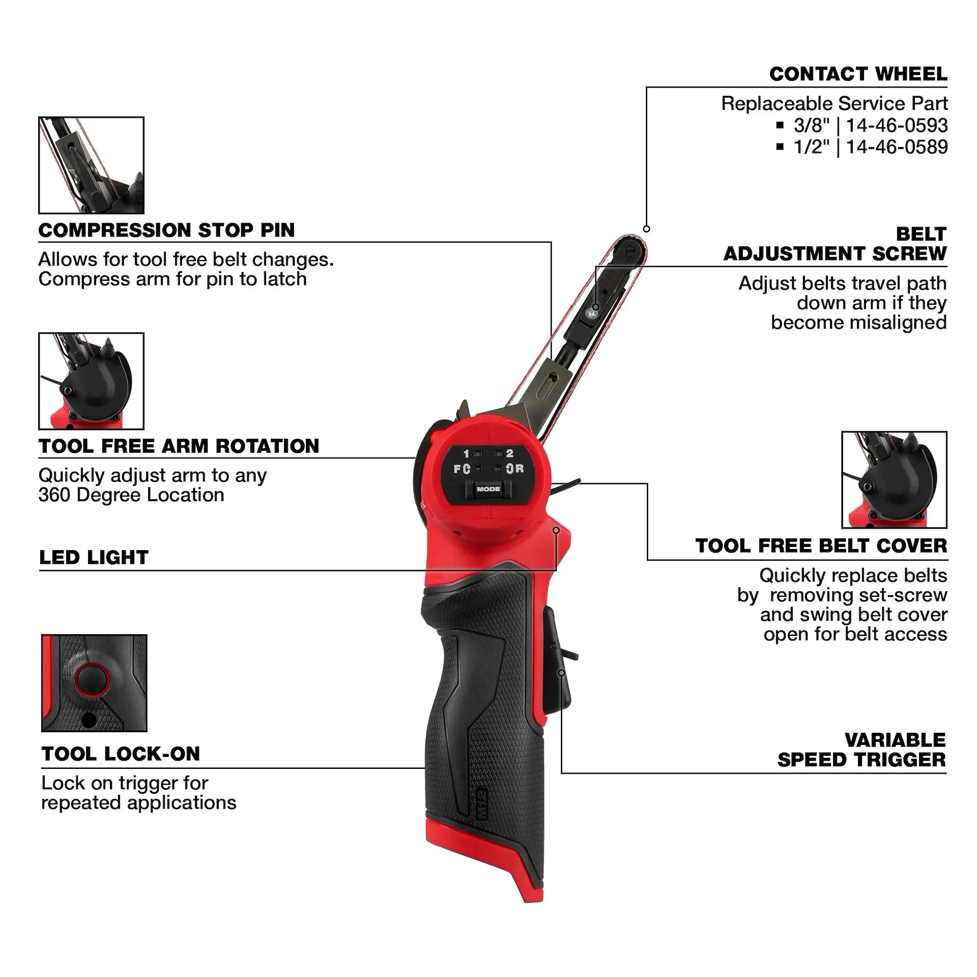 MILWAUKEE 2483-20 M12 FUEL™ 3/8