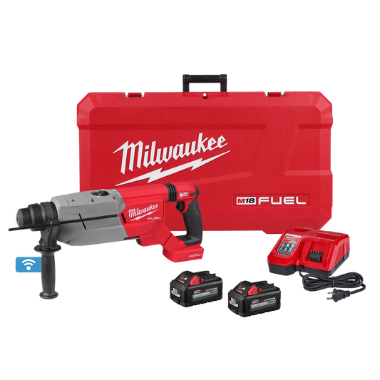 MILWAUKEE 2916-22 M18 FUEL™ 1-1/4” SDS Plus D-Handle Rotary Hammer Kit w/ ONE-KEY™