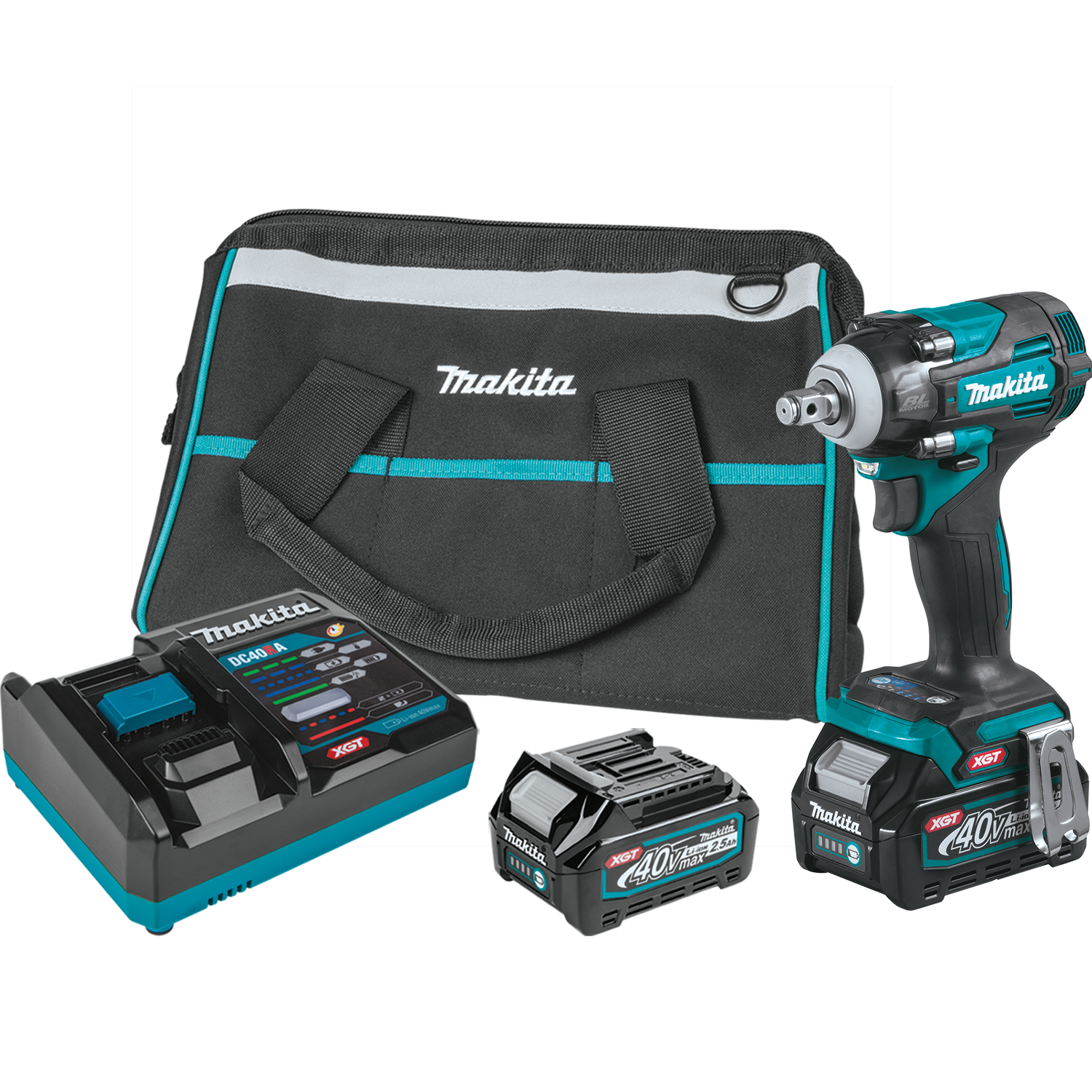MAKITA GWT04D 40V max XGT® Brushless Cordless 4‑Speed 1/2