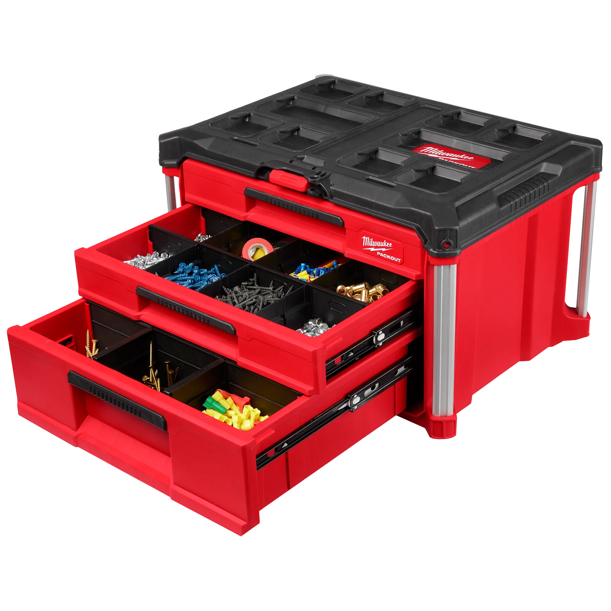 MILWAUKEE 48-22-8447 PACKOUT™ Multi-Depth 3-Drawer Tool Box