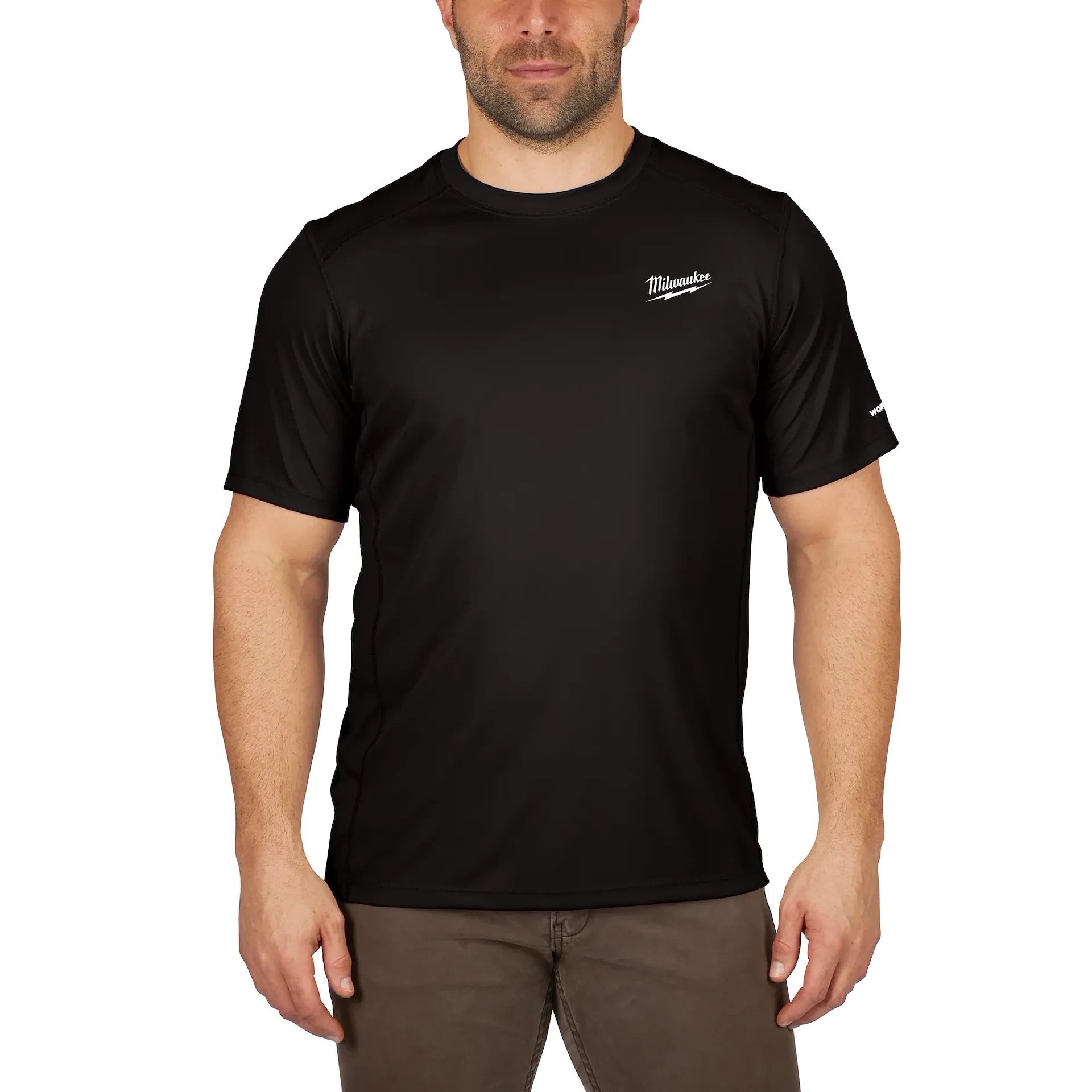 MILWAUKEE 414B WORKSKIN™ Lightweight Performance Shirt - Short Sleeve - BLACK