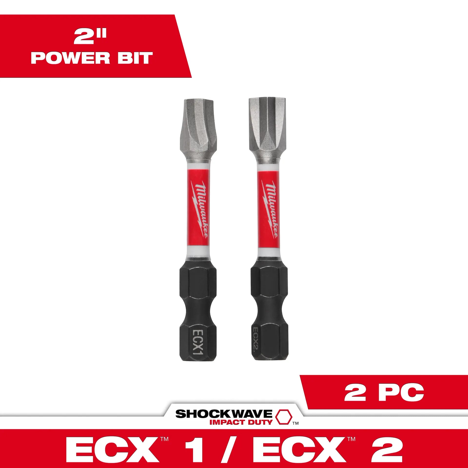 MILWAUKEE 48-32-4443 2PC SHOCKWAVE™ Impact Duty 2