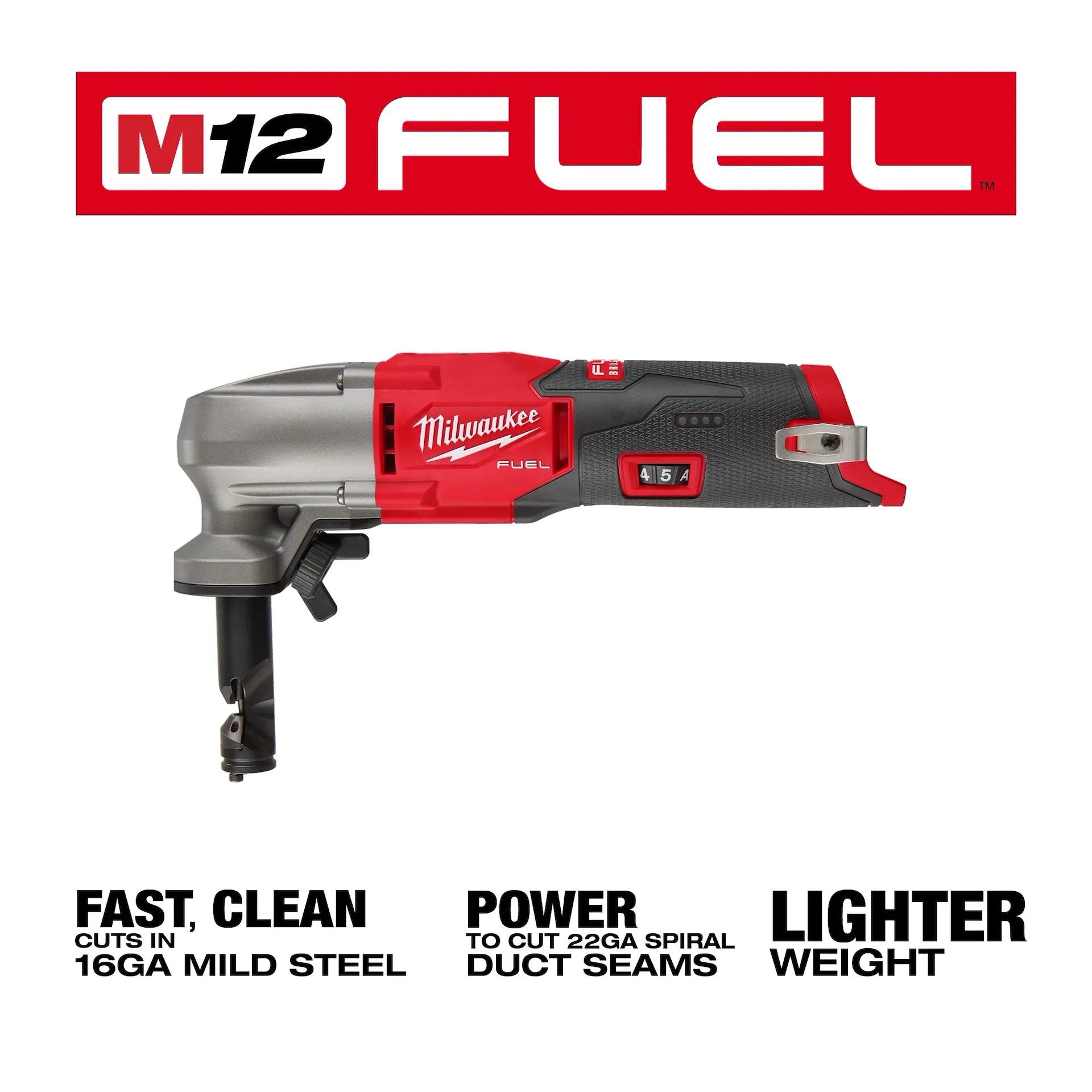 MILWAUKEE 2476-20 M12 FUEL™ 16 Gauge Variable Speed Nibbler (Tool Only})