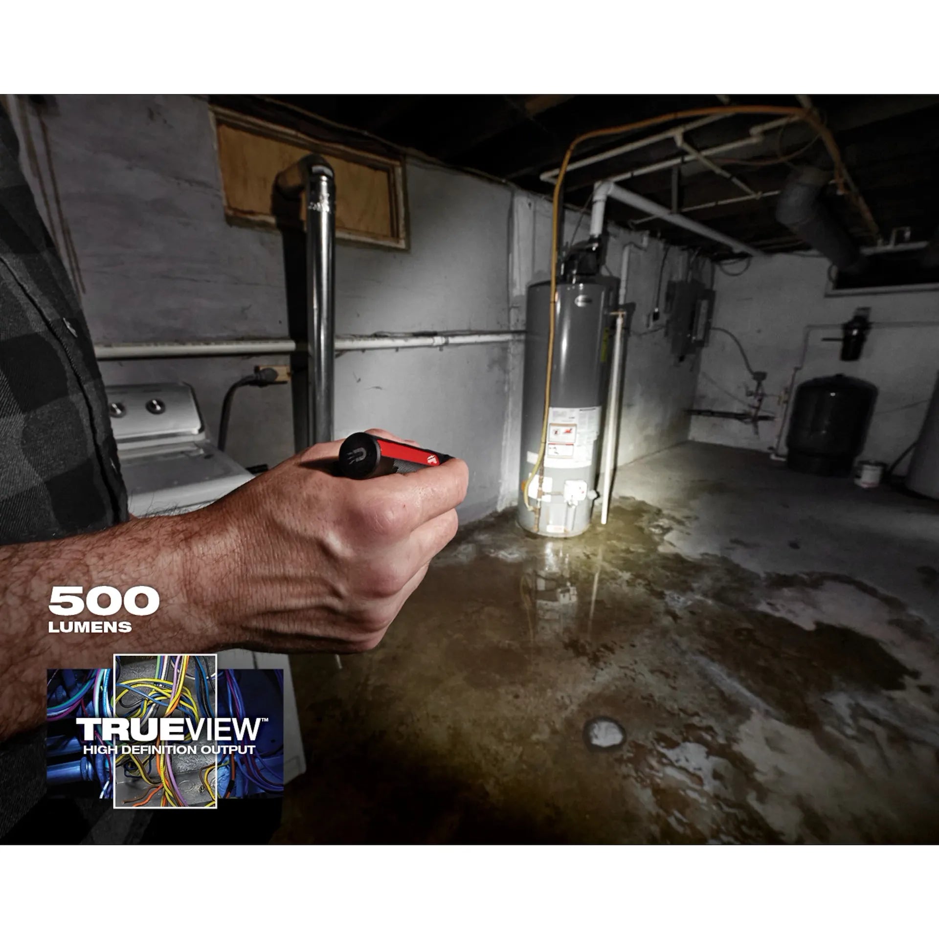 MILWAUKEE 2011R Milwaukee® Rechargeable 500L Everyday Carry Flashlight w/ Magnet