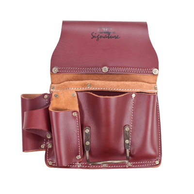CLC 21485 11 Pocket Pro Drywaller's Heavy Duty Leather Tool Pouch
