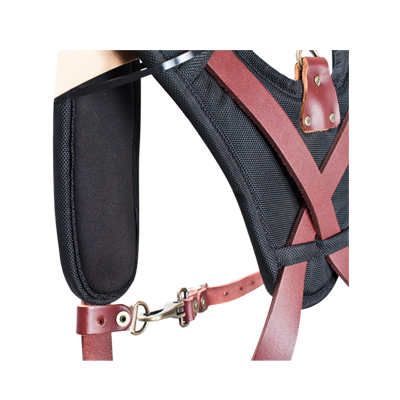 CLC 21522 Fully-Adjustable, Padded Yoke Leather Suspenders