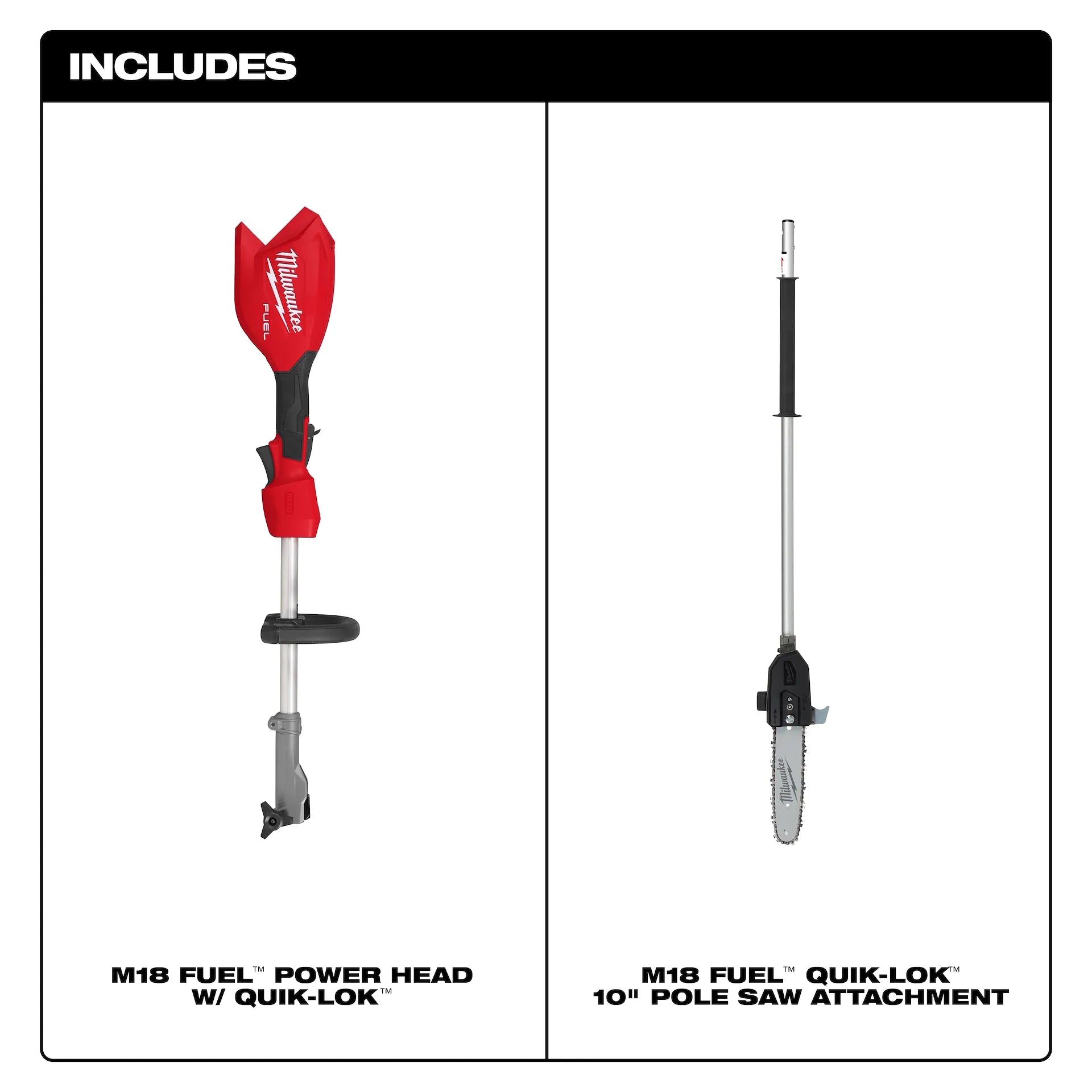 MILWAUKEE 3016-20PS M18 FUEL™ Pole Saw w/ QUIK-LOK™ (Tool Only)