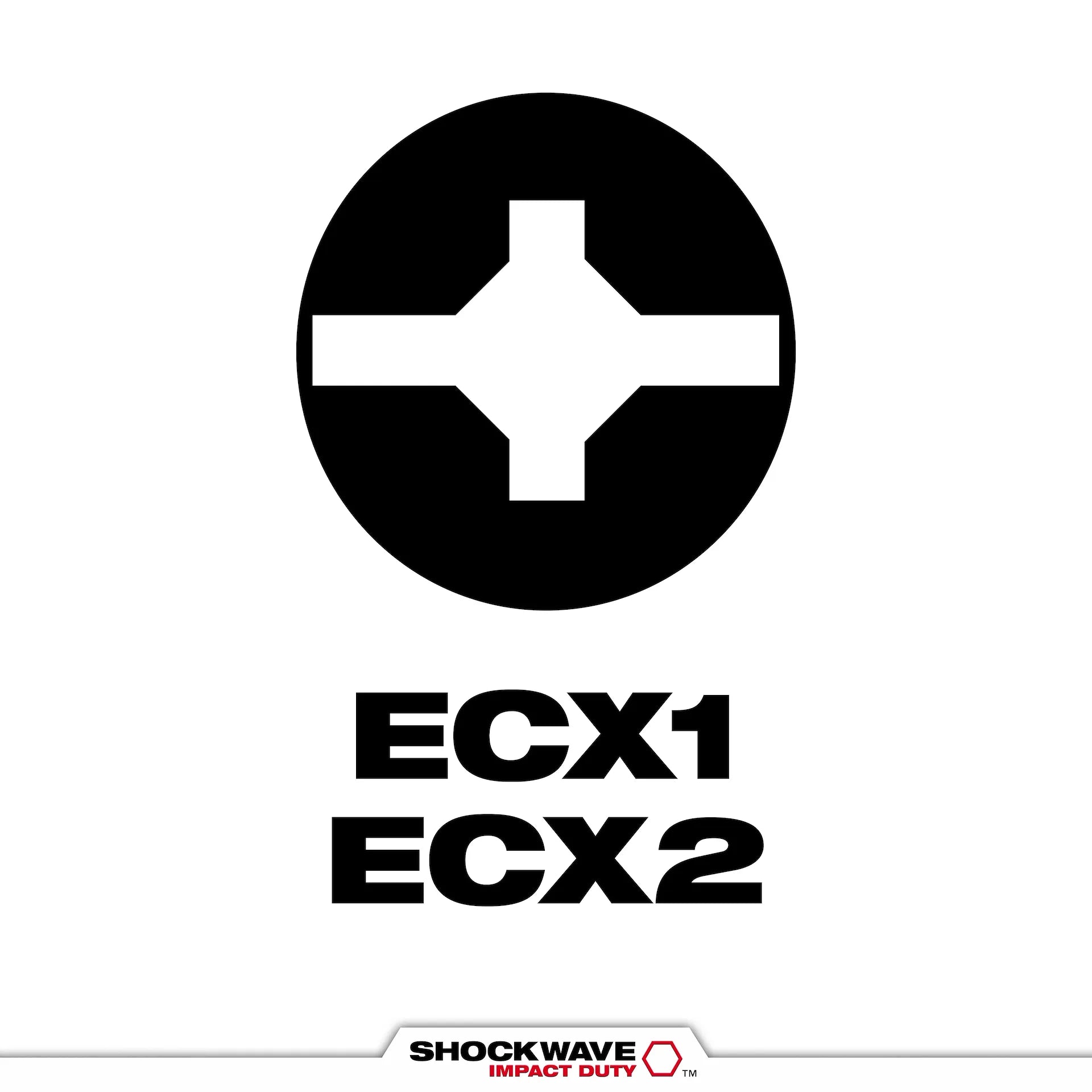 MILWAUKEE 48-32-4443 2PC SHOCKWAVE™ Impact Duty 2