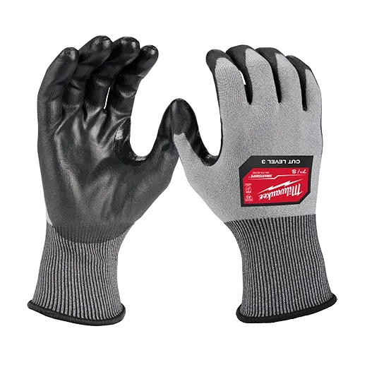 MILWAUKEE 48-73-8732 Cut Level 3 High Dexterity Polyurethane Dipped Gloves - L