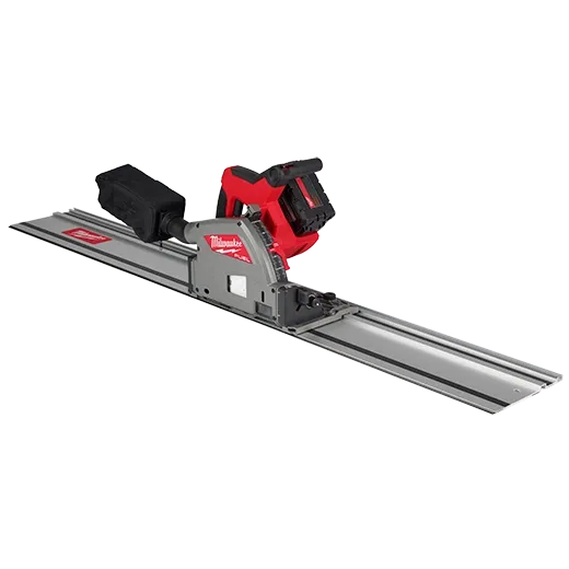 MILWAUKEE 2831-21 M18 FUEL 18V Lithium-Ion Brushless Cordless 6-1/2 in. Plunge Track Saw PACKOUT Kit with One 6.0 Ah Battery