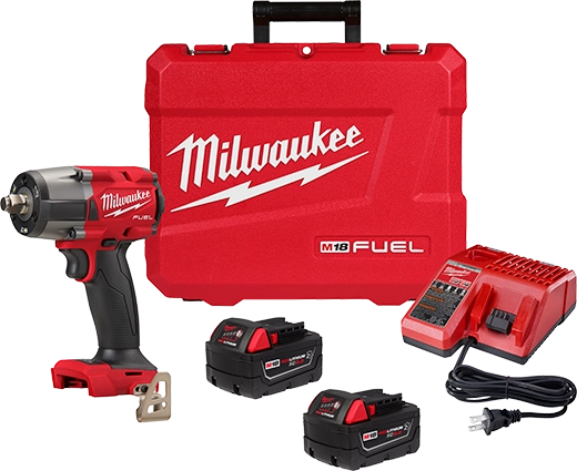 MILWAUKEE 2962-22R M18 FUEL 1/2" MID-TORQUE IMPACT WRENCH W/ FRICTION RING KIT
