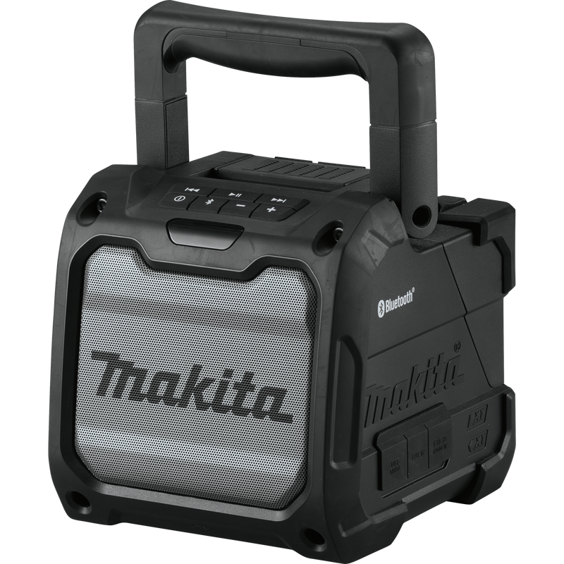MAKITA XRM08B 18V LXT® / 12V max CXT® Lithium‑Ion Cordless/Corded Bluetooth® Job Site Speaker, Tool Only