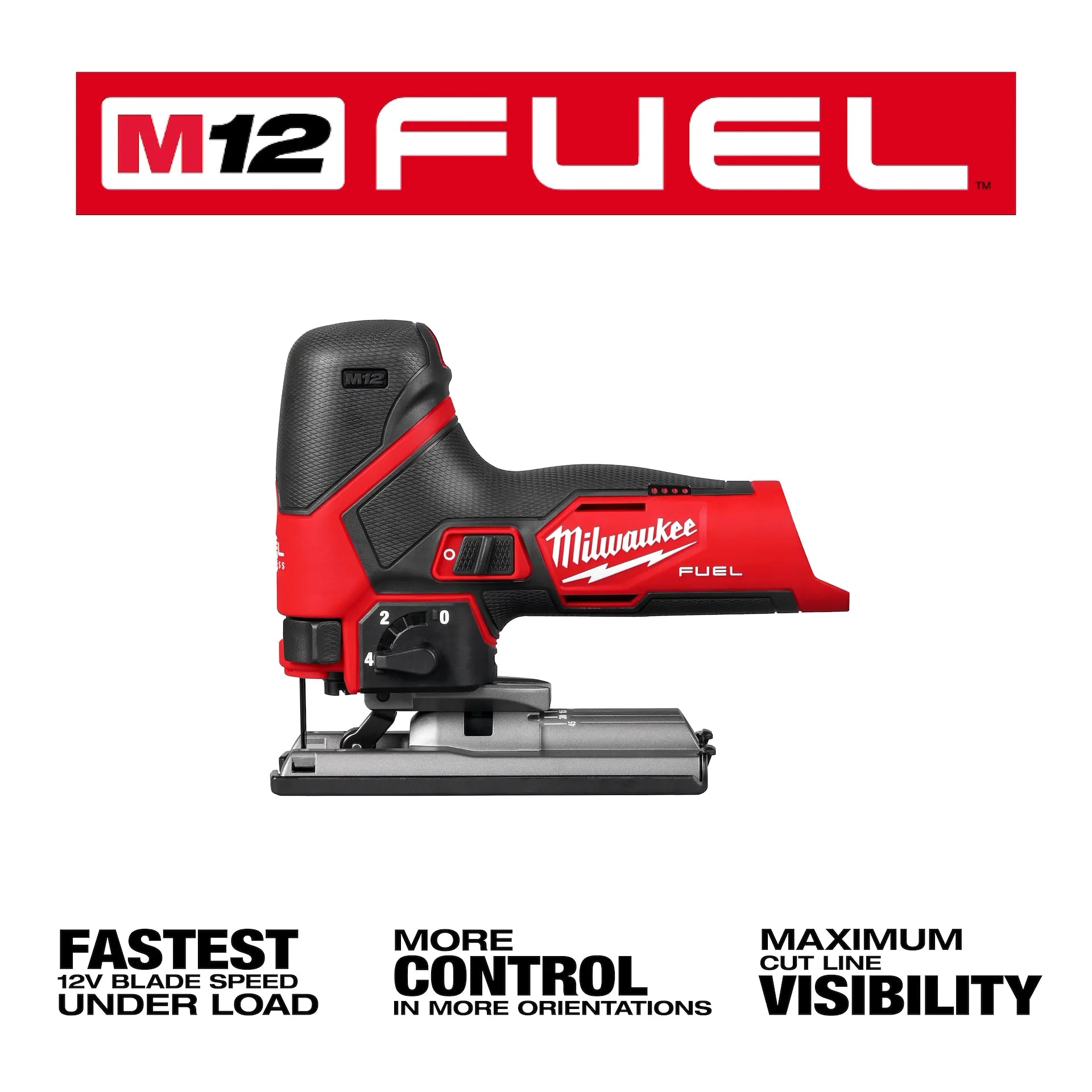 MILWAUKEE 2545-20 M12 FUEL™ Jig Saw (Tool Only)