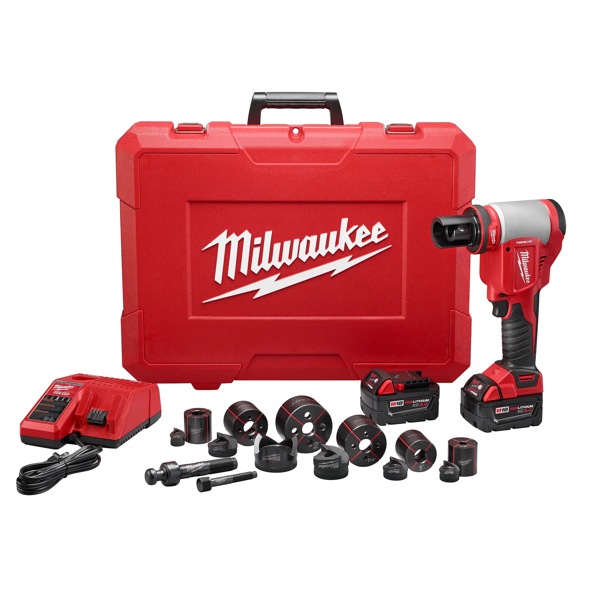 MILWAUKEE 2676-22 M18™ FORCE LOGIC™ 10 Ton Knockout Tool 1/2