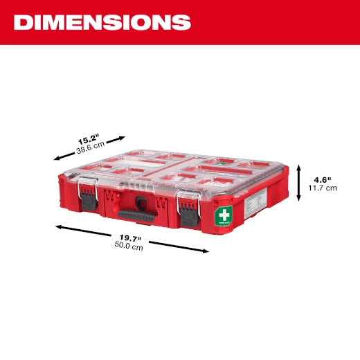 MILWAUKEE 48-73-8430C 193PC Class B Type III PACKOUT™ First Aid Kit