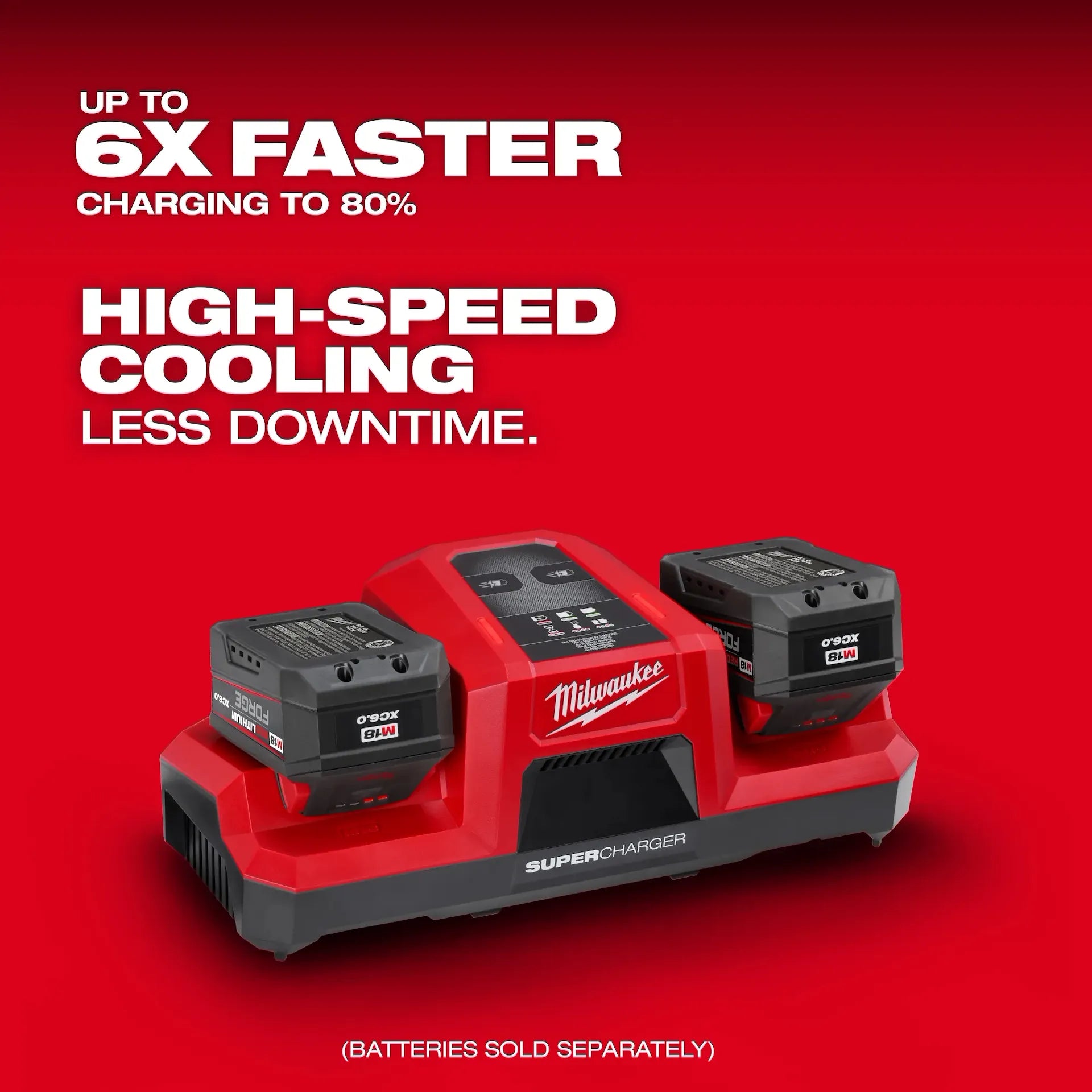 MILWAUKEE 48-59-1815 M18™ Dual Bay Simultaneous Super Charger