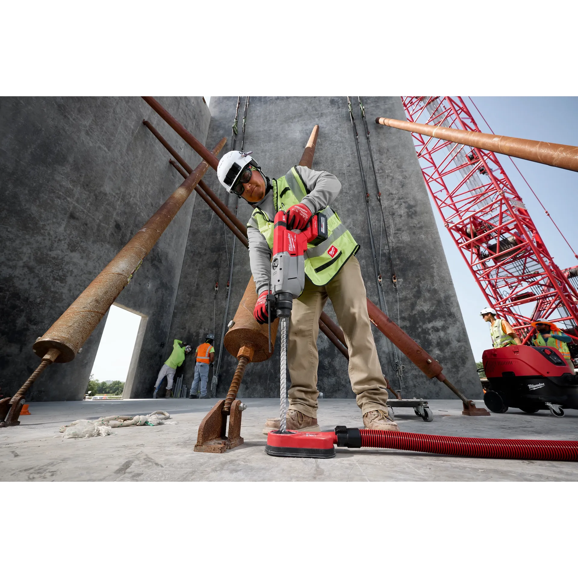 MILWAUKEE 2916-22 M18 FUEL™ 1-1/4” SDS Plus D-Handle Rotary Hammer Kit w/ ONE-KEY™