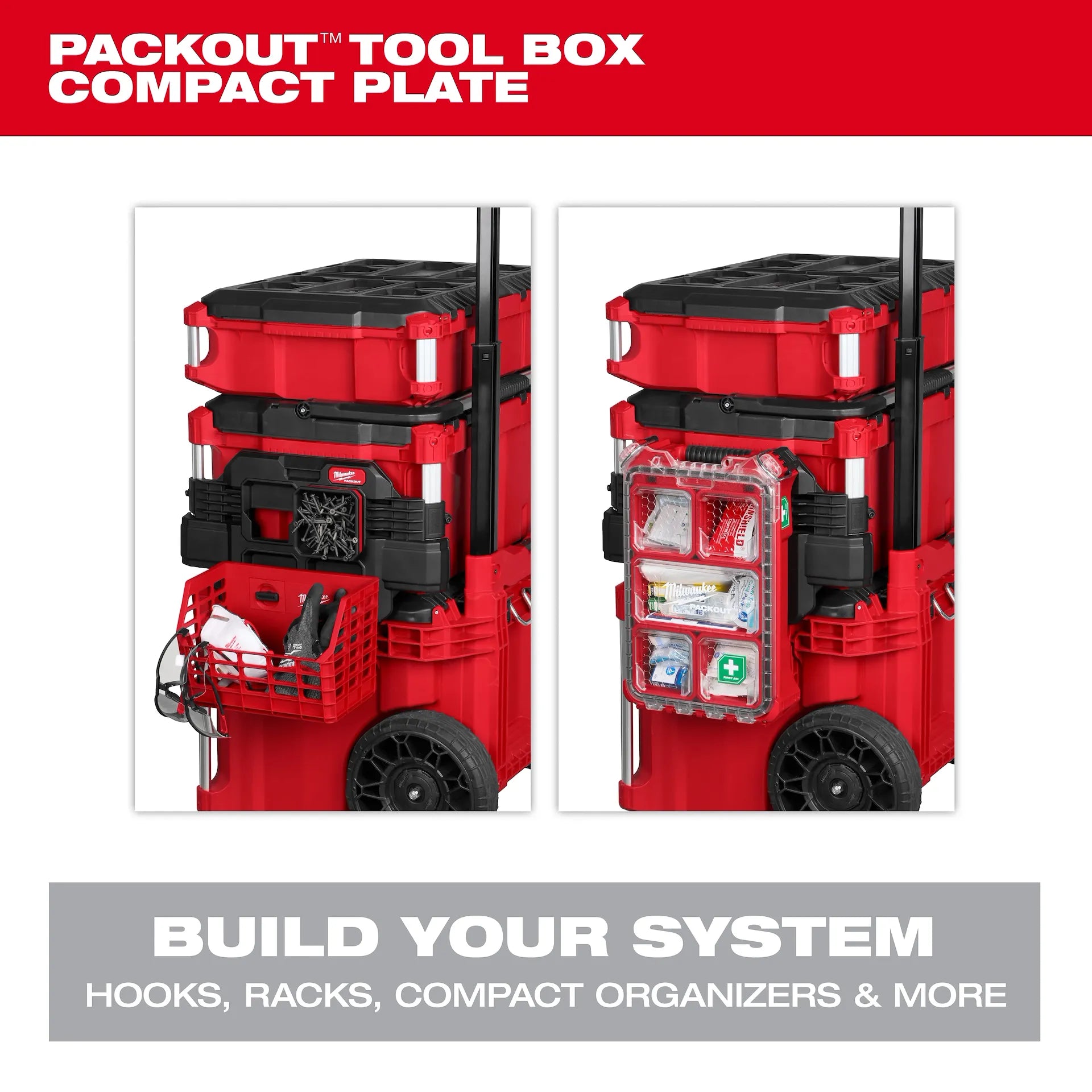 MILWAUKEE 48-22-8608 PACKOUT™ Tool Box Compact Plate