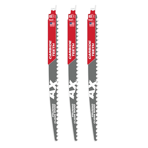 MILWAUKEE 48-00-5333 12IN C-PRUNING SAWZALL BL 3PK