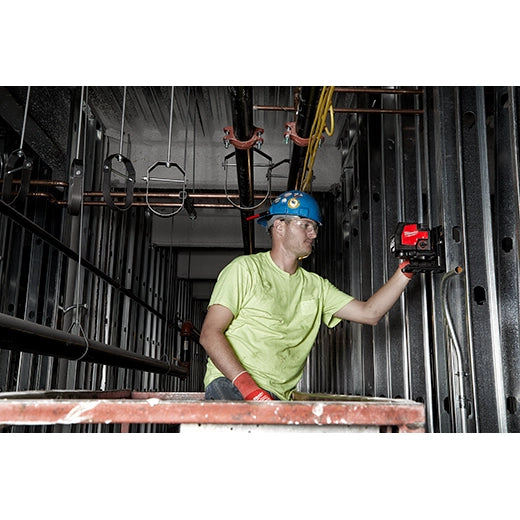MILWAUKEE 3522-21 USB Rechargeable Green Cross Line & Plumb Points Laser