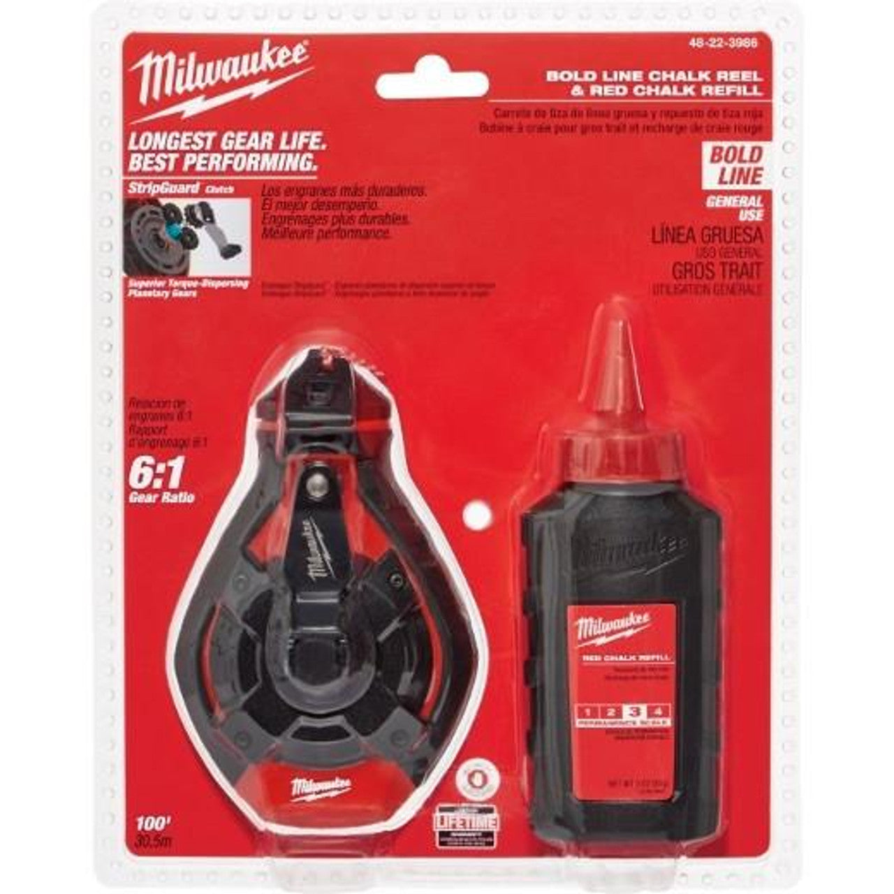 MILWAUKEE 48-22-3986 BOLD LINE KIT W/RED CHALK