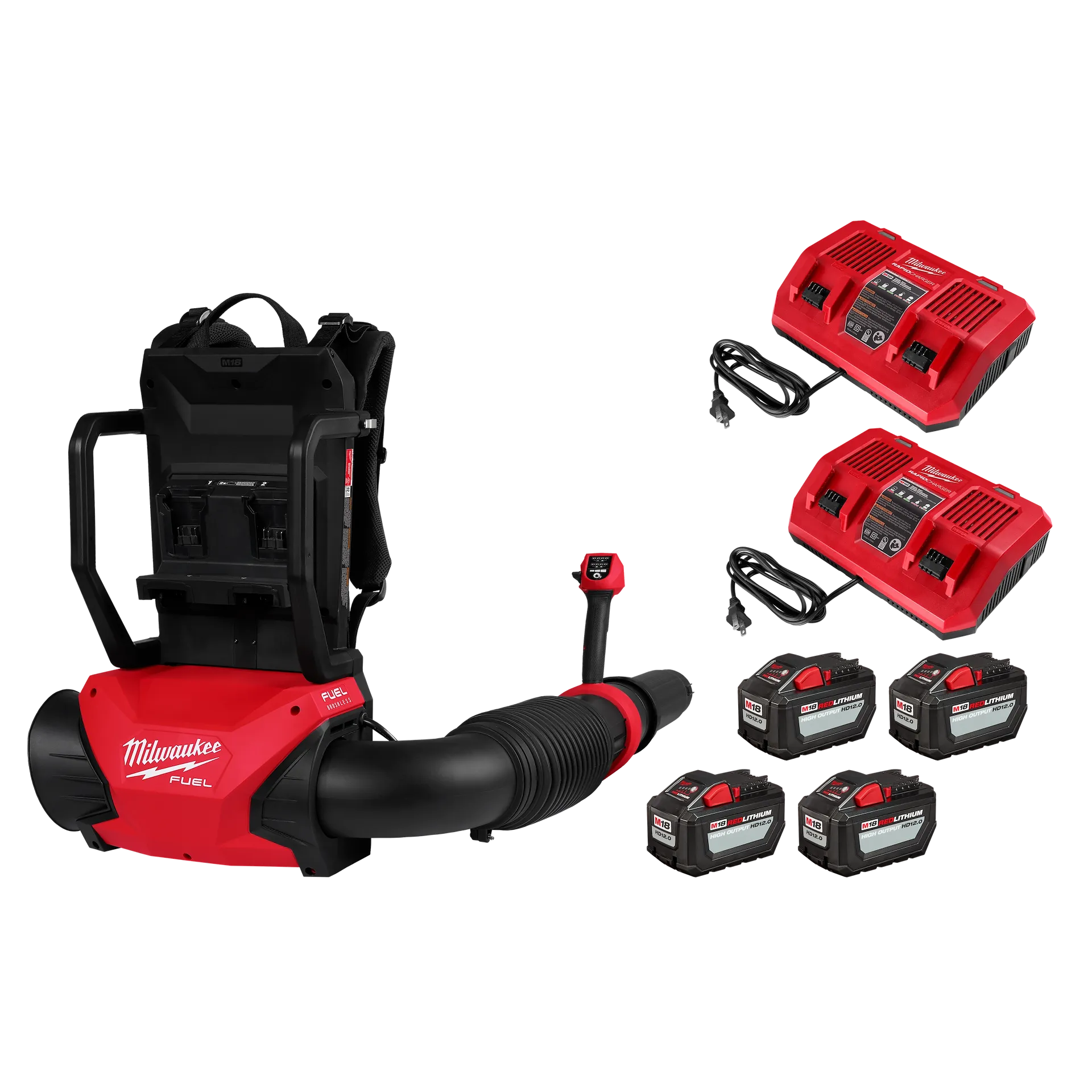 MILWAUKEE 3009-24HD M18 FUEL™ Dual Battery Backpack Blower Kit