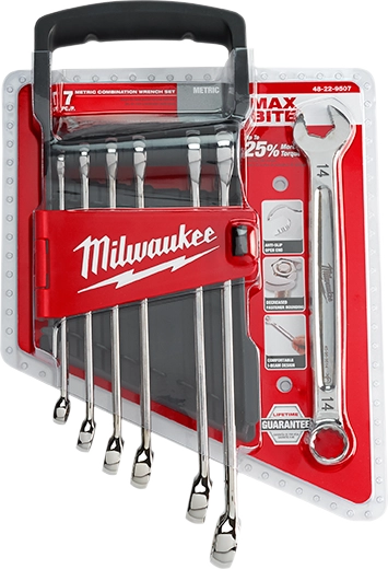 MILWAUKEE 48-22-9507 7pc Combination Wrench Set - Metric