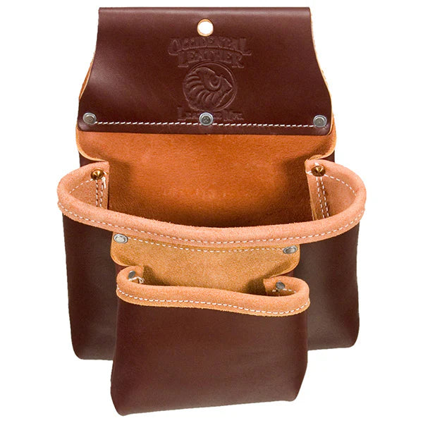 OCCIDENTAL LEATHER 5023B Two Pouch Bag
