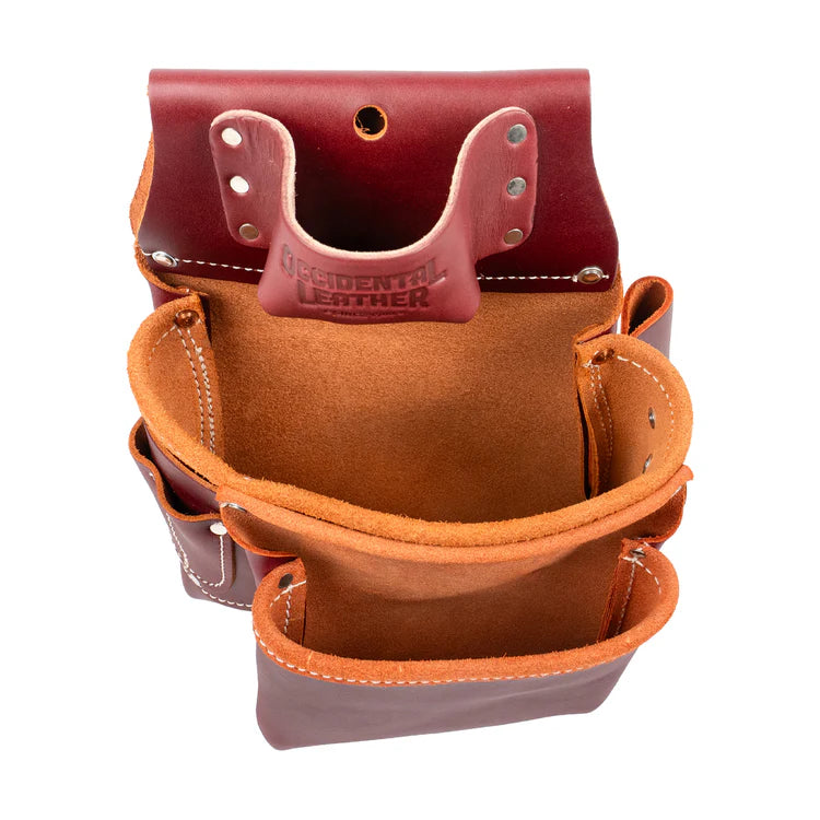 OCCIDENTAL LEATHER 5061 2 Pouch Pro Fastener Bag