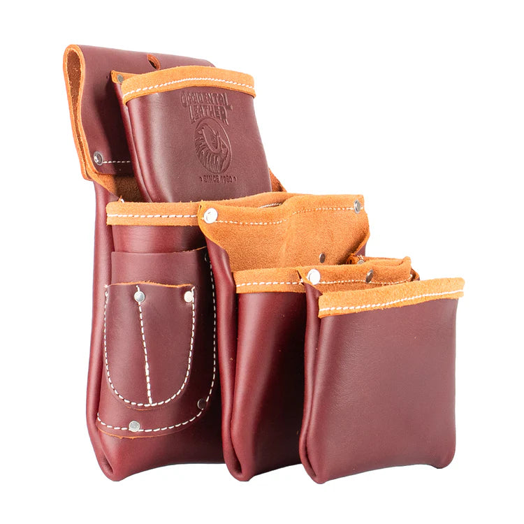 OCCIDENTAL LEATHER 5062 4 POUCH PRO FASTENER BAG