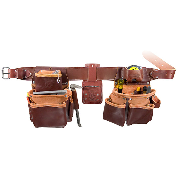 OCCIDENTAL LEATHER 5080DB Pro Framer Tool Belt Setup with Double Outer Bag