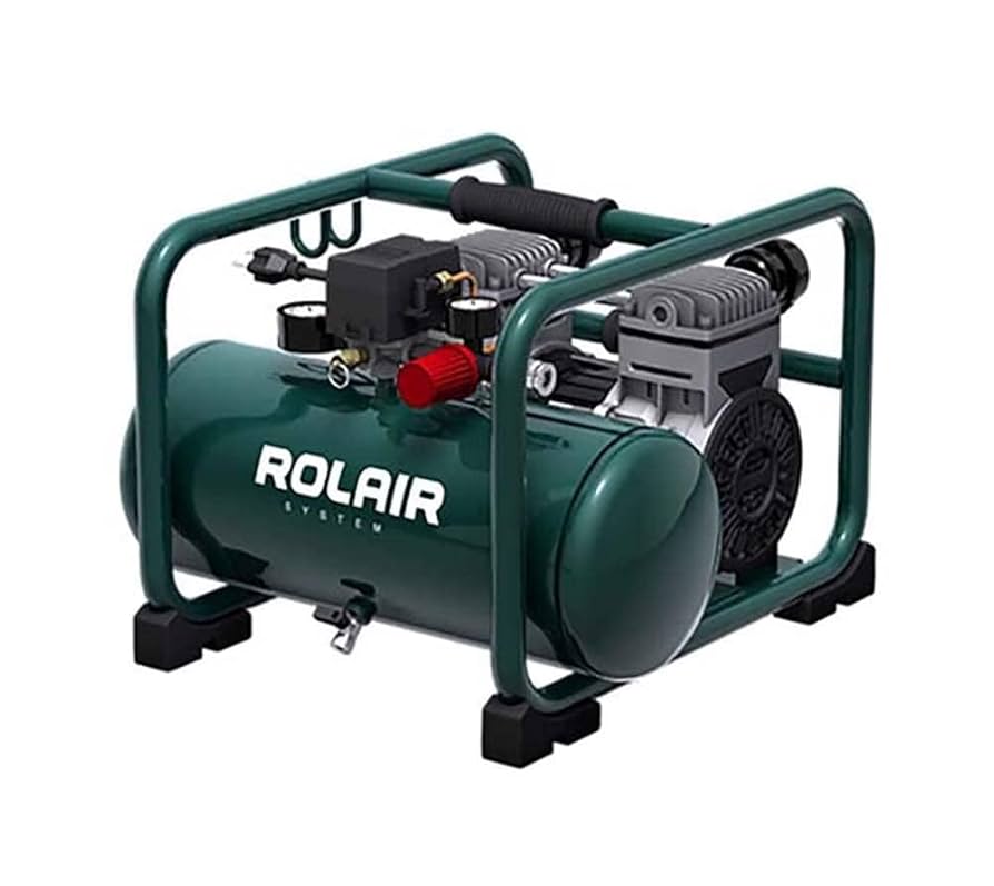 ROLAIR JC20 2 HP 4.5 CFM 3 Gallon Compressor, 115v
