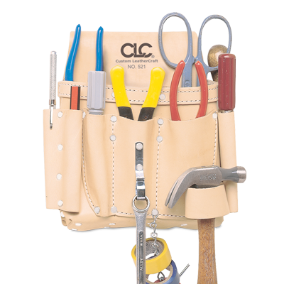 CLC 521 8 Pocket Heavy-Duty Electrician's Tool Pouch