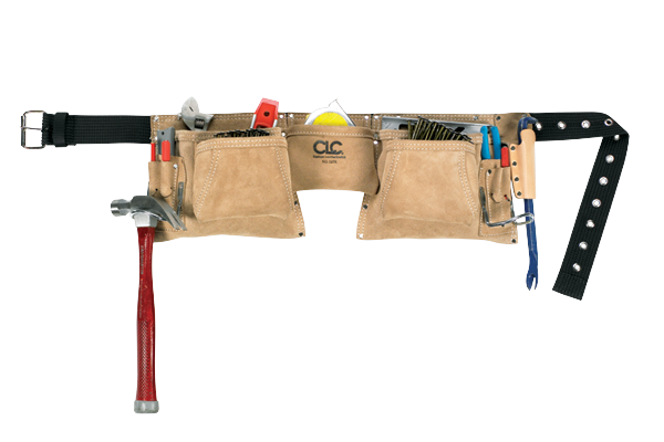CLC 527X 12 Pocket Heavy-Duty Suede Construction Work Apron