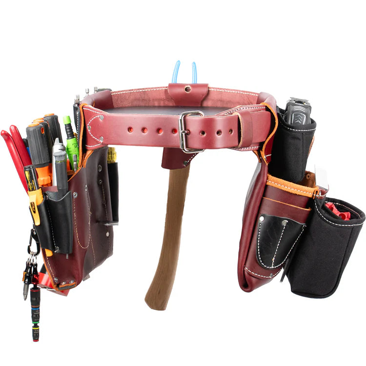 OCCIDENTAL LEATHER 5590 Commercial Electrician's Tool Belt Setup