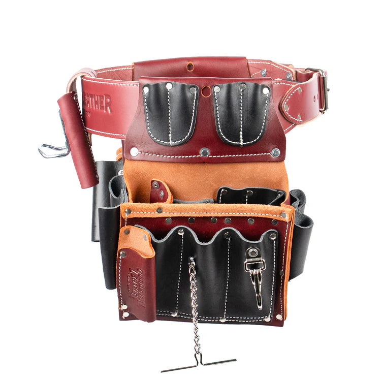 OCCIDENTAL LEATHER 5590 Commercial Electrician's Tool Belt Setup