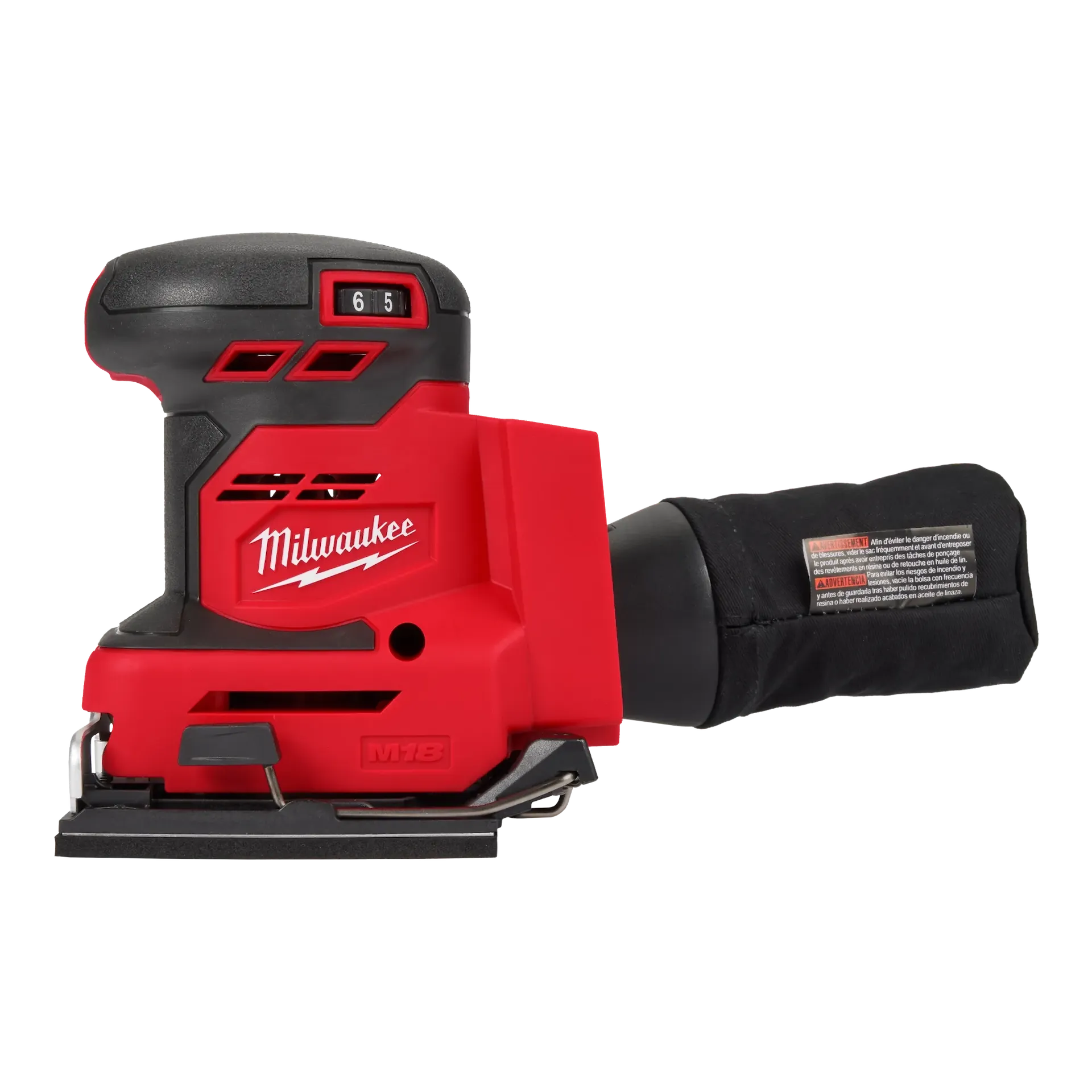 MILWAUKEE 2649-20 M18™ Orbital 1/4 Sheet Sander (Tool Only)