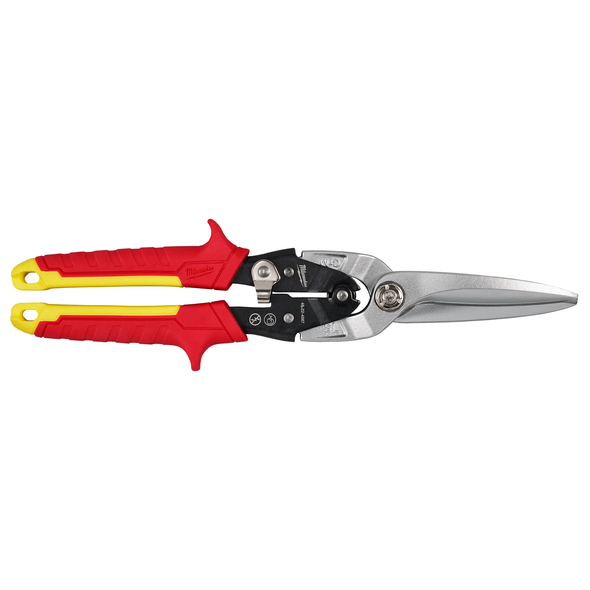 MILWAUKEE 48-22-4567 LONG CUT AVIATION SNIPS - STRAIGHT