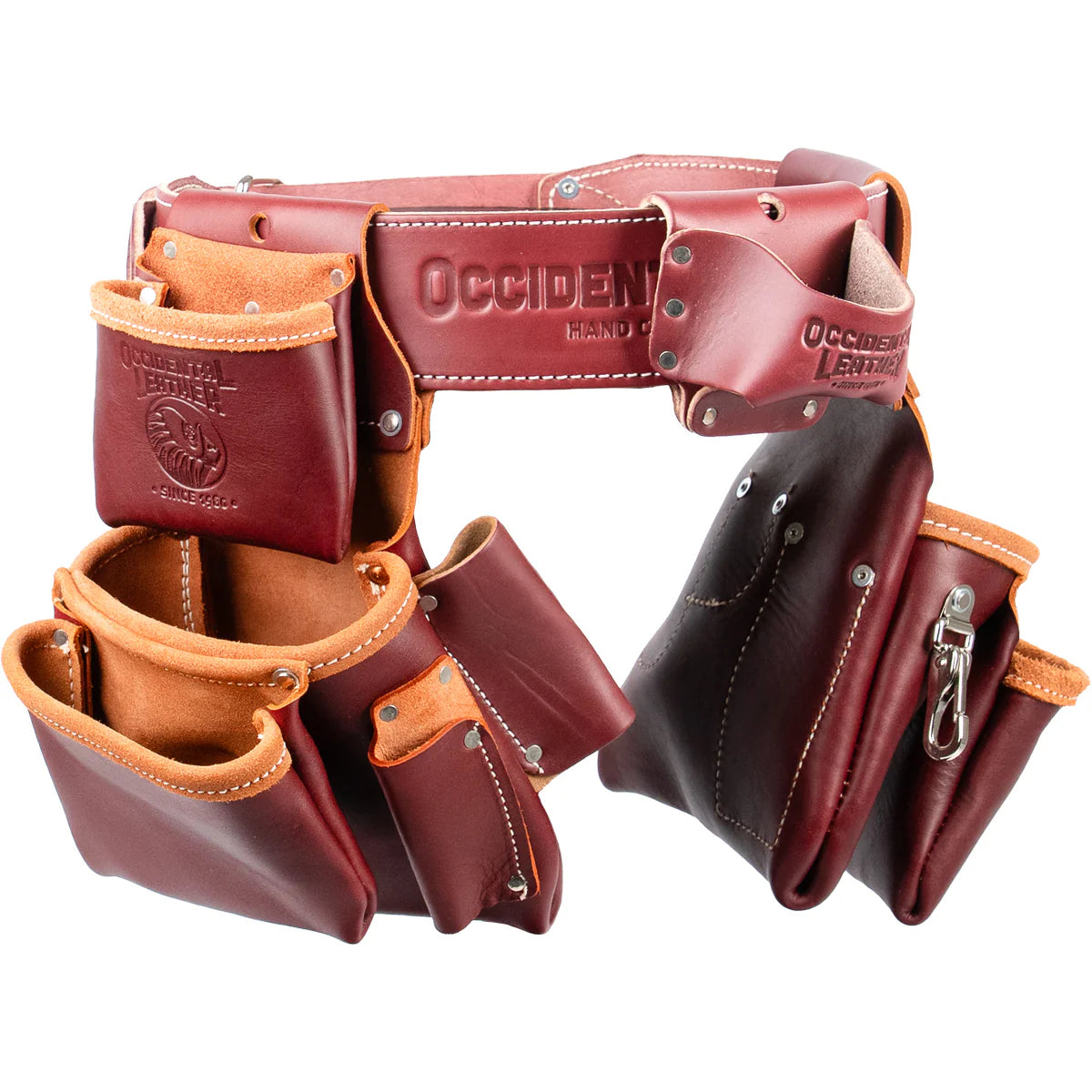 OCCIDENTAL LEATHER 6100T Pro Trimmer Tool Belt Setup with Tape Holster