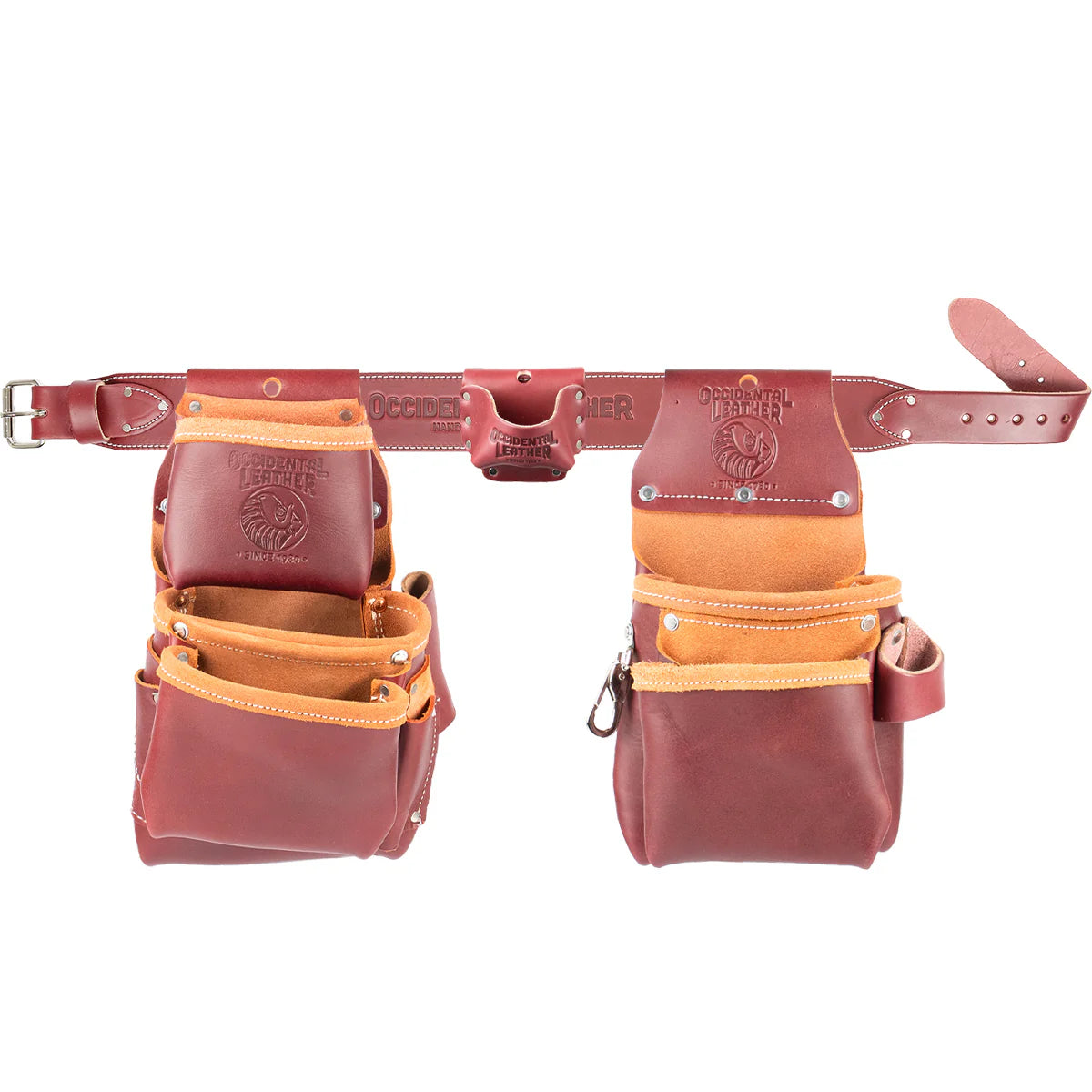 OCCIDENTAL LEATHER 6100T Pro Trimmer Tool Belt Setup with Tape Holster