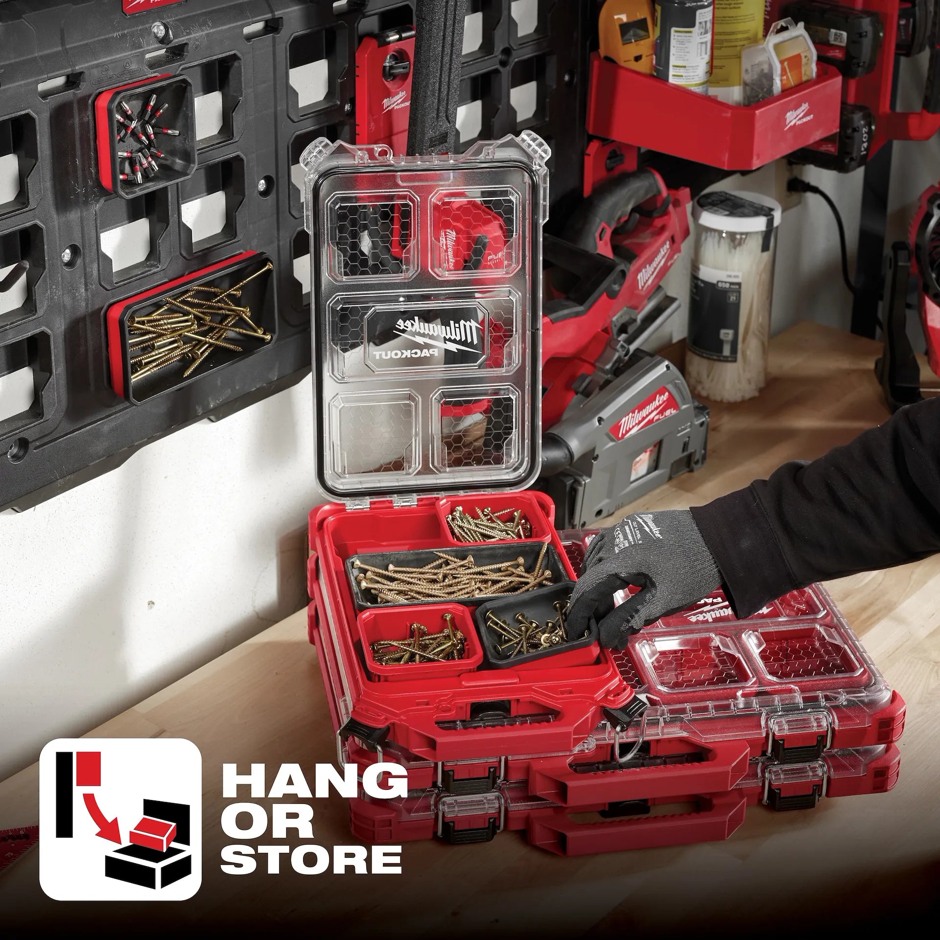 MILWAUKEE 48-22-8070 PACKOUT™ Magnetic Bin