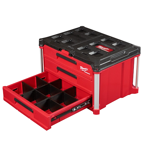 MILWAUKEE 48-22-8443 PACKOUT™ 3-Drawer Tool Box