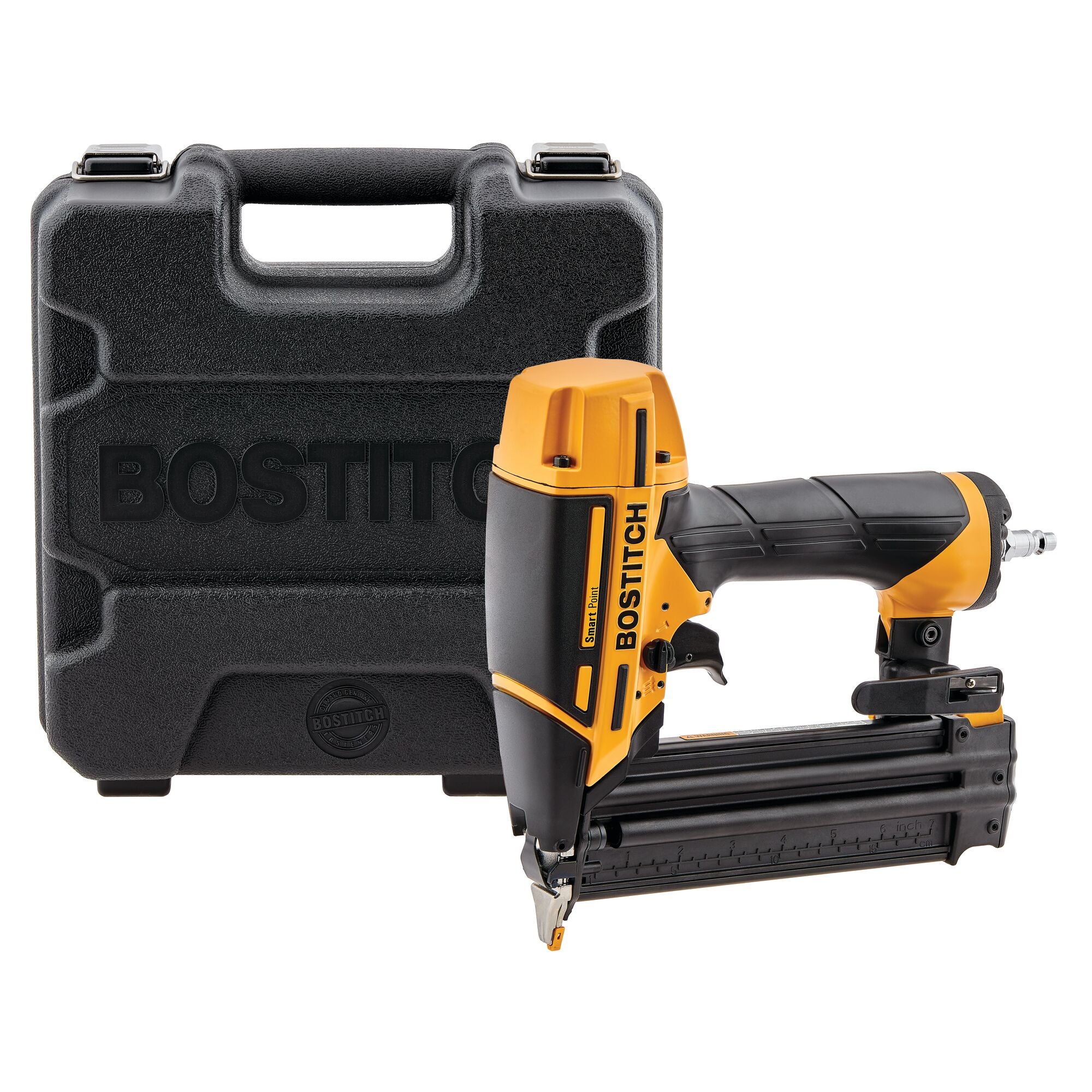 BOSTITCH BTFP12233 Brad Nailer Kit, 18 Gauge, Smart Point, Pneumatic